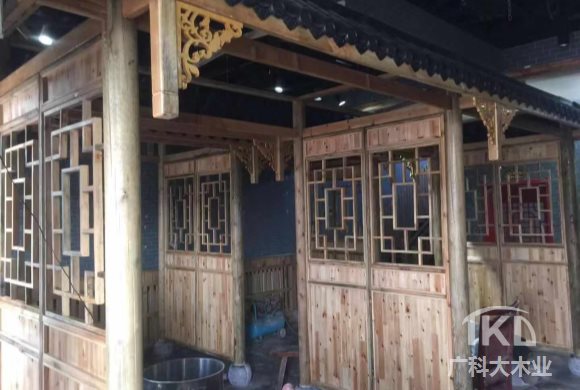 古建防腐木门头