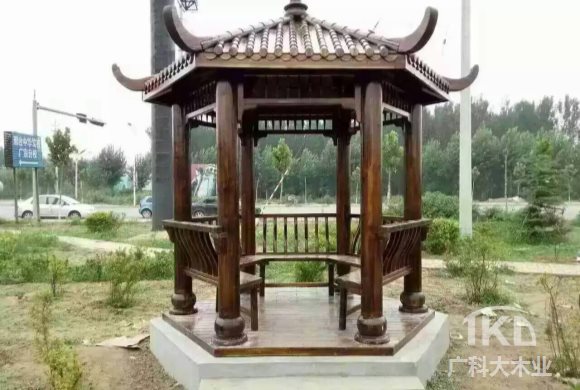 太原碳化木凉亭批发